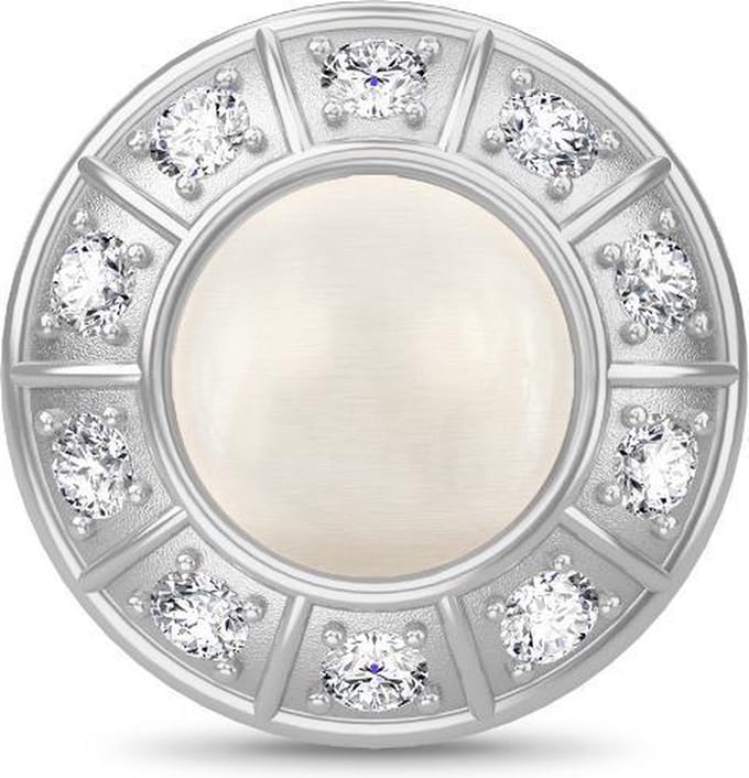 Endless Jennifer Lopez Collection White Moon Galaxy Silver Bedel 1220-2