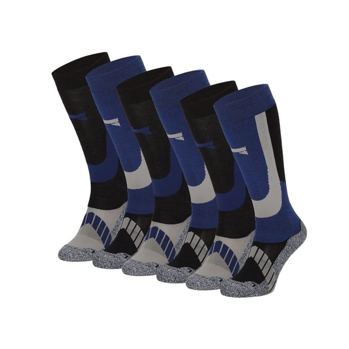 Morethansocks - Skisokken unisex - 6-paar - Maat 35 t/m 48 - merino wol - ski sokken - skisokken heren - skisokken dames - skisokken