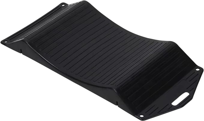 Parkeerblok - Wielstop - Voertuig Stabiliseren - Antislip Rubber - 48 cm - Zwart