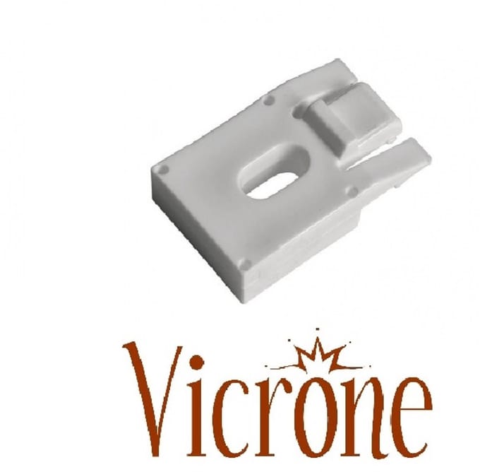 Vicrone® - Plafondsteun - aluminium gordijn rail - met sleufgat - Recht - 2 stuks