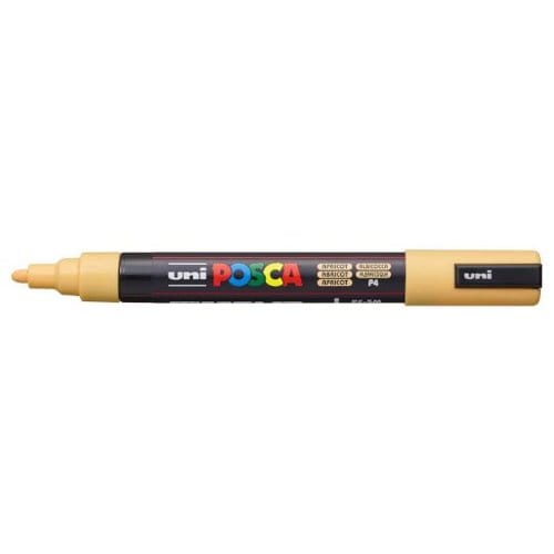 Verfstift - Abrikoos - Waterbasis - Conische punt medium - 1 stuk