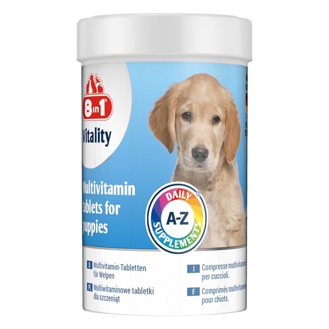 8in1 Vitaliteit Multivitamine Tabletten Puppy - 100 Tabletten