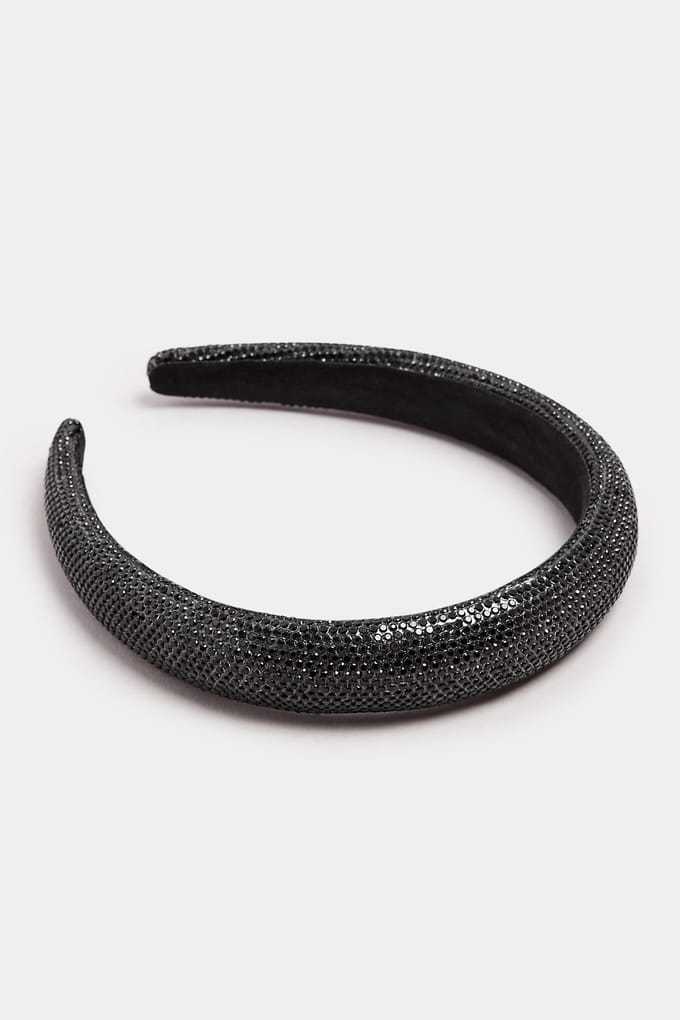 Yours Zwarte Diamanten Hoofdbandsize One Size