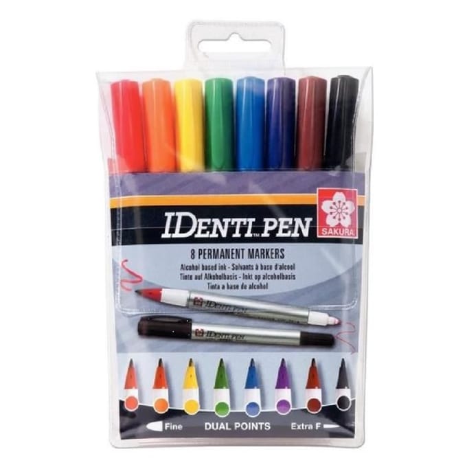 Sakura IDenti Pen Etui 8 Stuks