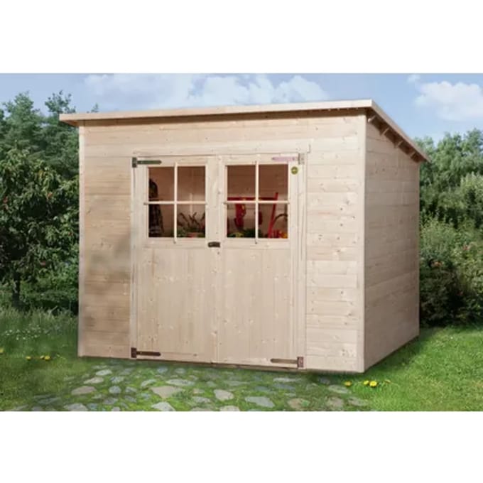 Weka Tuinhuis 325 - Onbehandeld - 223x254cm