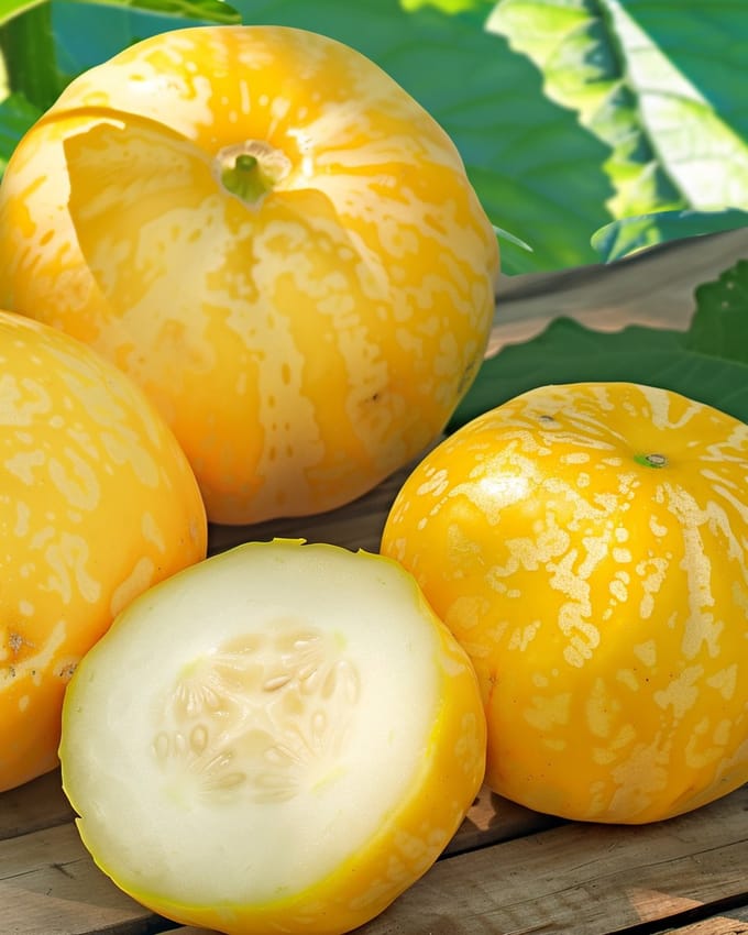 2 sets - Komkommer Lemon Apple Zaden Cucumis Sativus Eenjarig