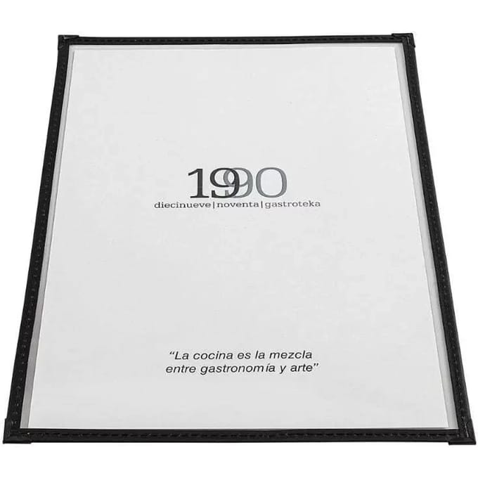 A4 lijst menu besparing collectie Lacor