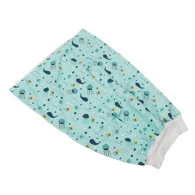 Incontinentiebedmat voor volwassenen, wasbaar, herbruikbaar, katoenen incontinentiebedkussen XL white