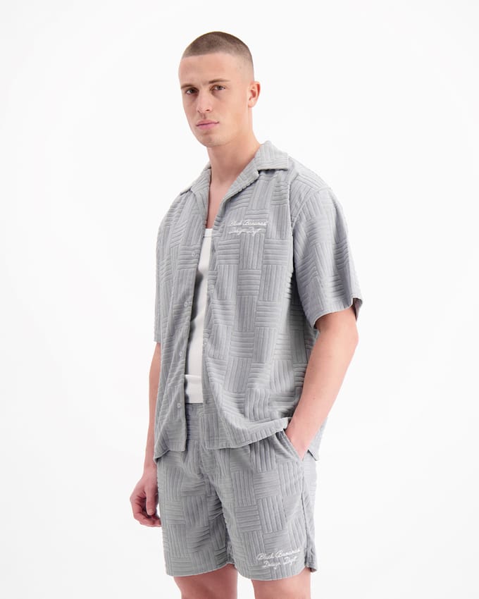 Black Bananas Terry Resort Shirt,