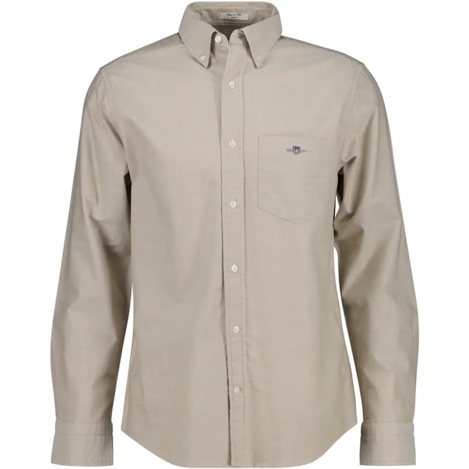 Gant 3000200 Overhemd Met Lange Mouwen Beige S Man