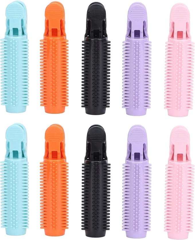 Haarrollers voor Volumineus en Krullend Haar, 10 Stuks Styling Tool voor Vrouwen en Meisjes