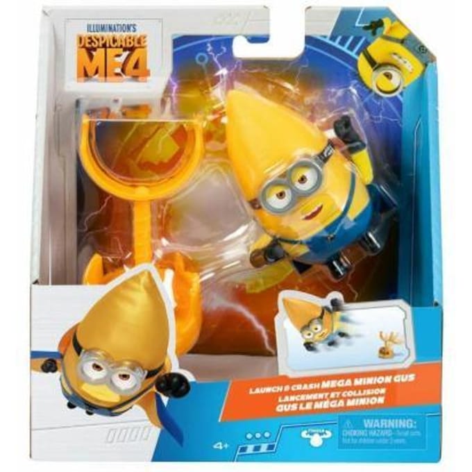 Despicable Me 4 - Launch & Crash Mega Minion Gus - Actiefiguur