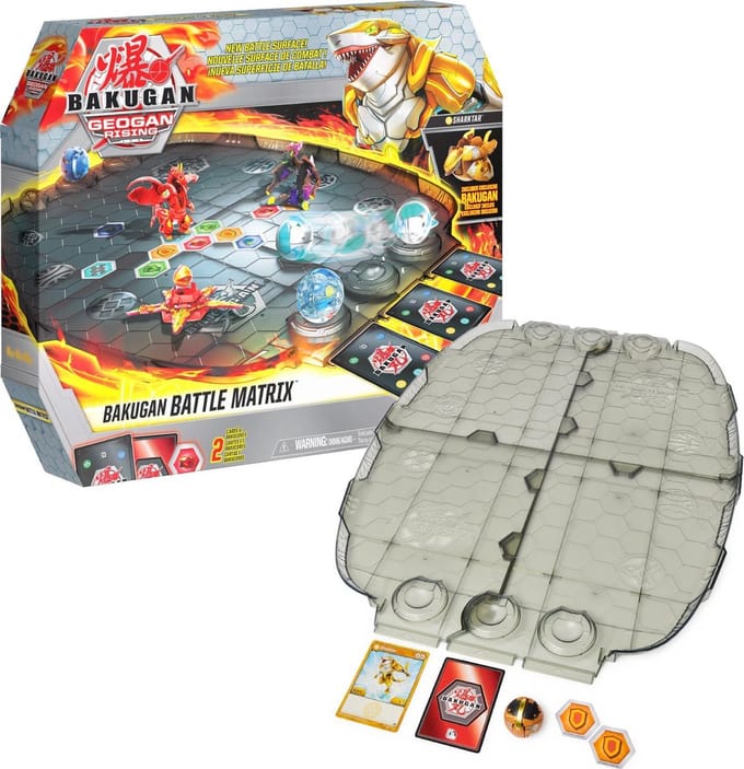 Bakugan Geogan Rising - Battle Matrix - Speelbord- Speelfigurenset