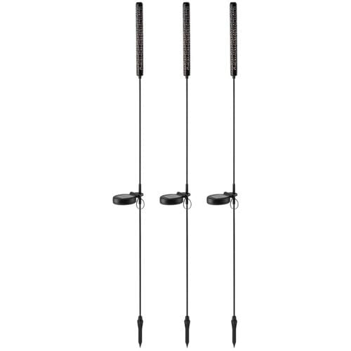 LIVARNO LED-tuinlampen op zonne-energie, 3-delige set