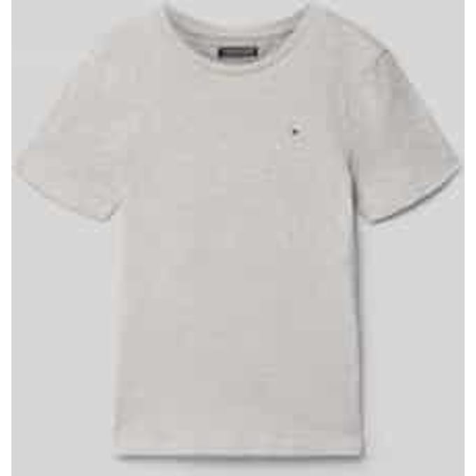 T-shirt met geborduurd logo