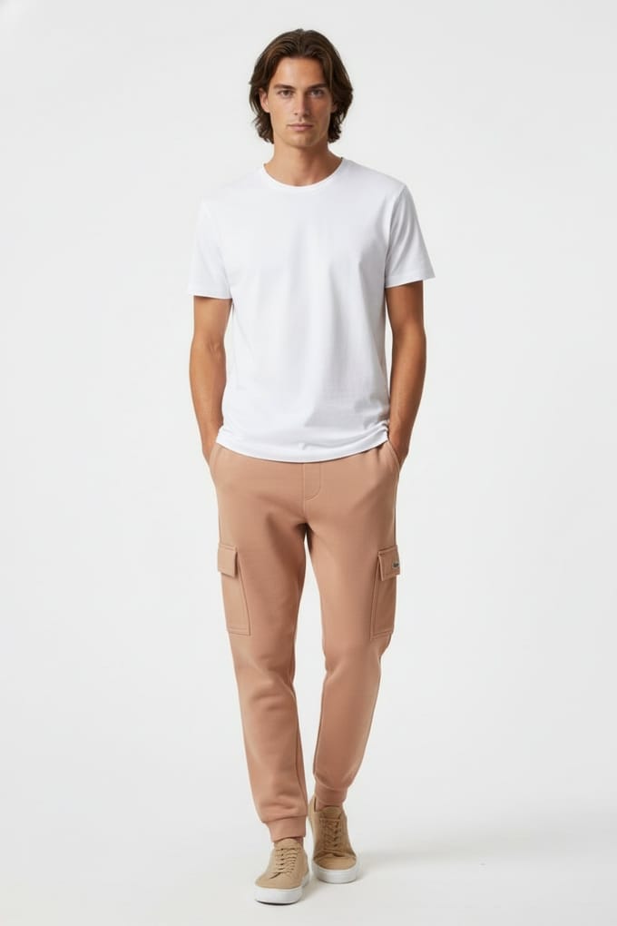 Lacoste Tracksuit Trousers Latte Größe: M | Jogginghosen Outlet | Herren