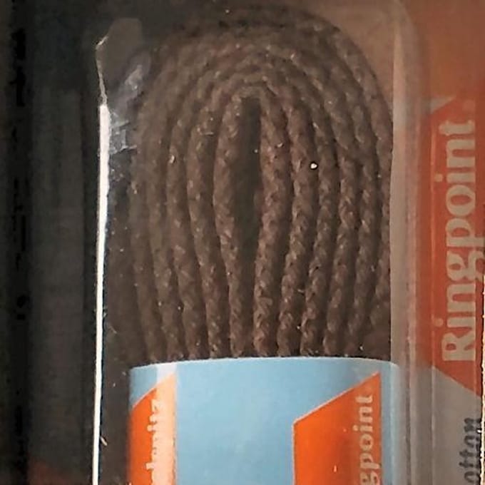 Ringpoint - bruin donker - 90 cm - maat Stuk