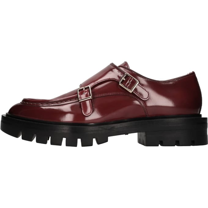 Santoni Lage schoenen Rood