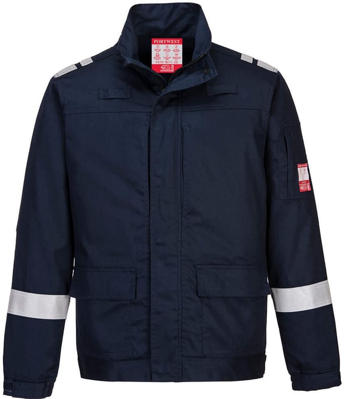 Portwest Bizflame Plus Lichtgewicht Jack FR601 - Marine - M