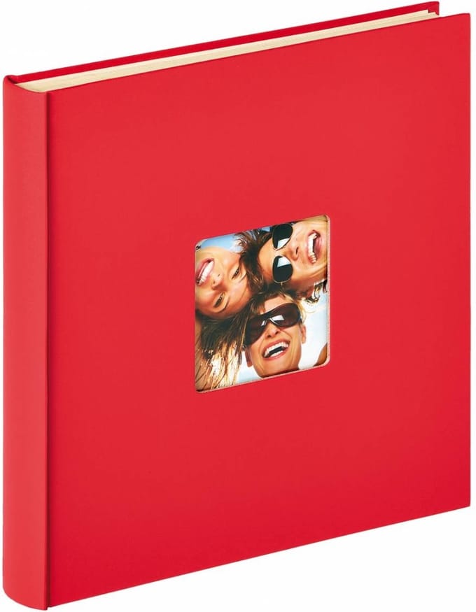 walther+ design SK-110-R Fotoalbum (b x h) 33 cm x 33.5 cm Rood 50 bladzijden