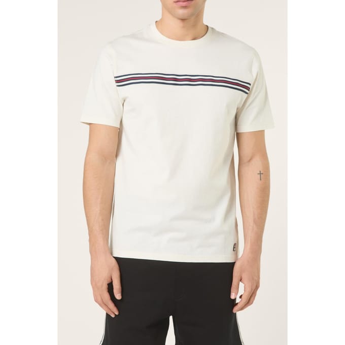 FILA Diecimo Regular Heritage Tape T-shirt Egret Taglia: S | Magliette basic Outlet | Uomo