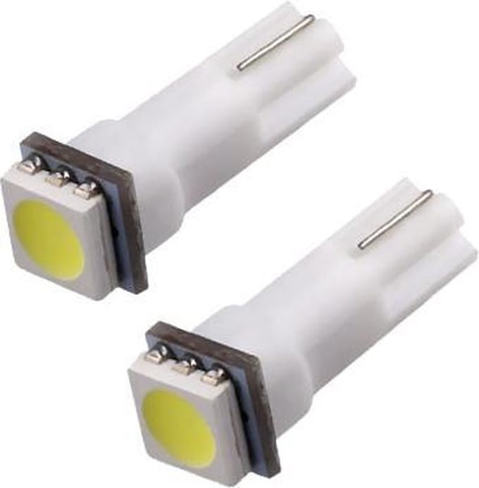 T5 - wit - 12V - SMD LED auto lamp