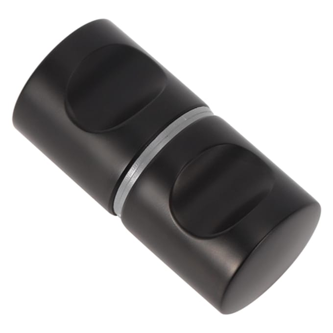 Aluminiumlegering Enkel Gat Glazen Deurklink Hardware voor Thuis Badkamer Vitrine Doucheruimte
