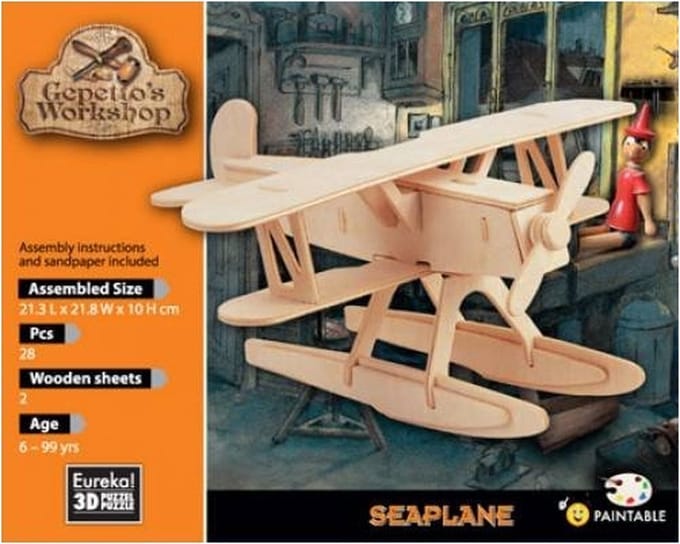 Eureka 3D Puzzel Gepetto's Zeevliegtuig - Multiplex