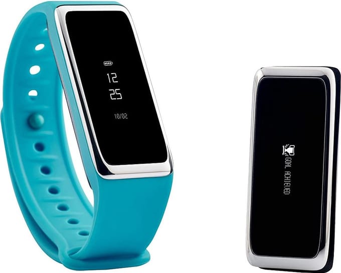 ZeFit2 Activity Tracker (Turquoise/Zilver)
