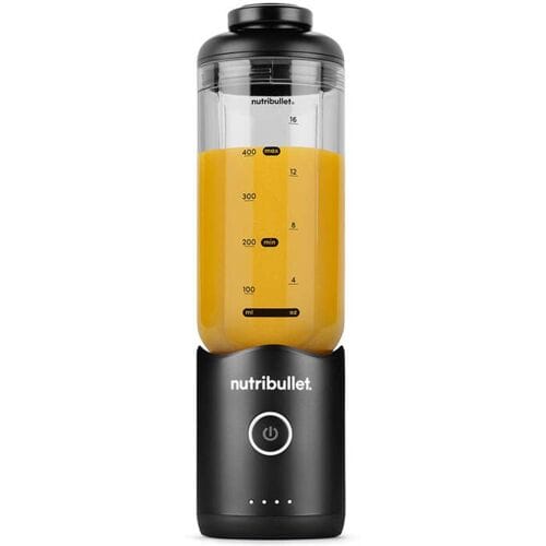 Nutribullet Flex 590 ml draagbare blender - Zwart - Opvouwbaar ontwerp - 590 ml capaciteit - Oplaadbare batterij - USB-C-opladen - Voor blenderen