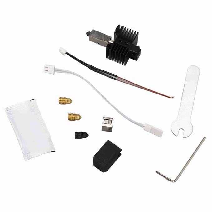 Extruder Hot End Kit 3D-printer Afneembare Hotend Nozzle Set voor Bambu Lab X1 P1P X1 Carbon Type 4 black