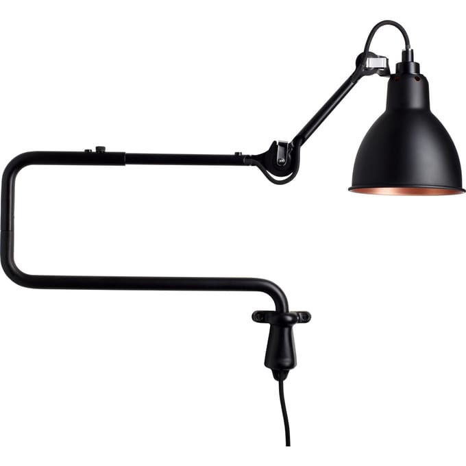 DCWéditions - LAMPE GRAS N°303 wandlamp - zwart/koper - rond