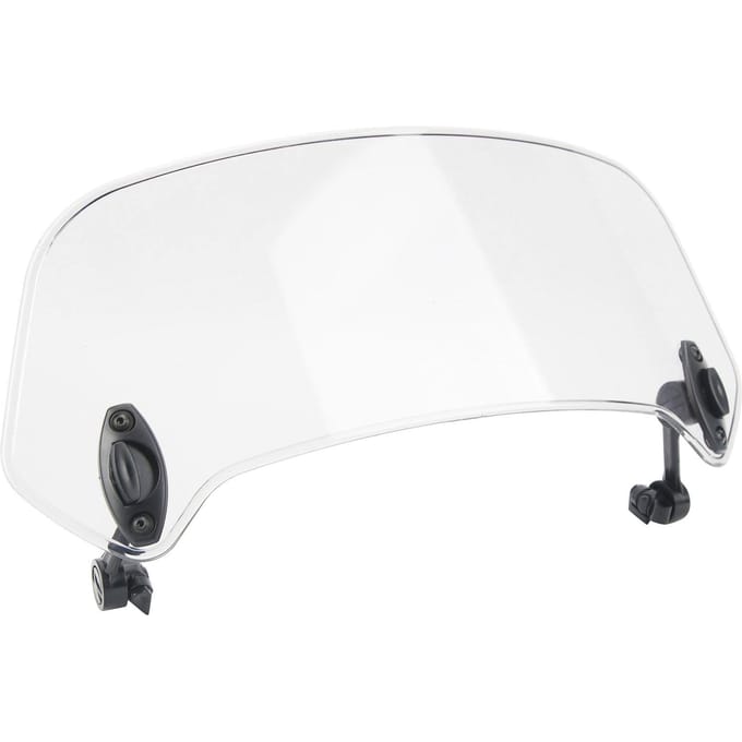 Motorfiets Windscherm Verstelbare Clip-on Windscherm Universele Winddeflector voor Motorfiets white