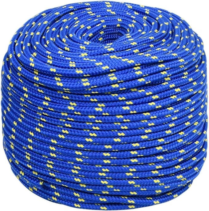 Boottouw - Vastzetkoord - Boot Vastmaken - Weerbestendig PP - 6 mm 250 m - Blauw