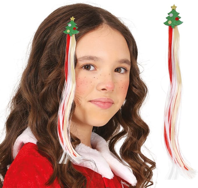 Fiestas Guirca - Hair extention kerstboom - 30 cm
