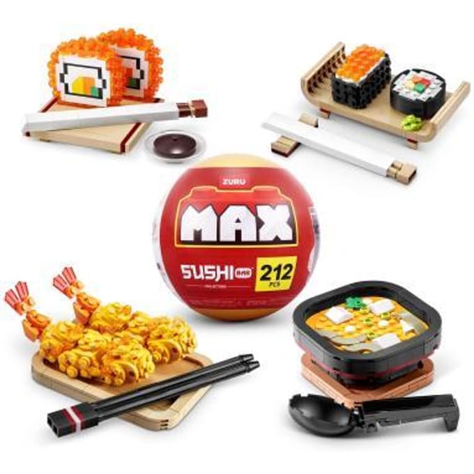 Zuru bouwset sushi Max Bricks - creatief speelgoed sushi maken.