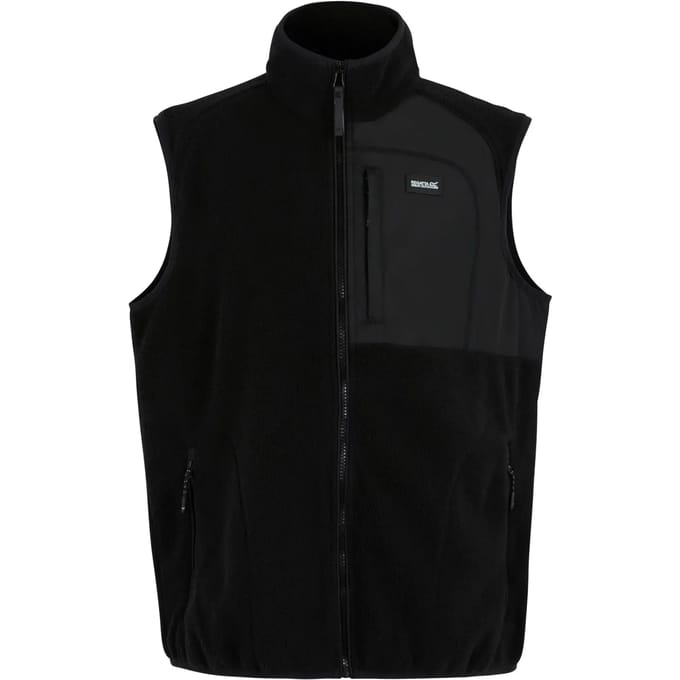 Frankie teddy fleece gilet bodywarmer met rits voor heren