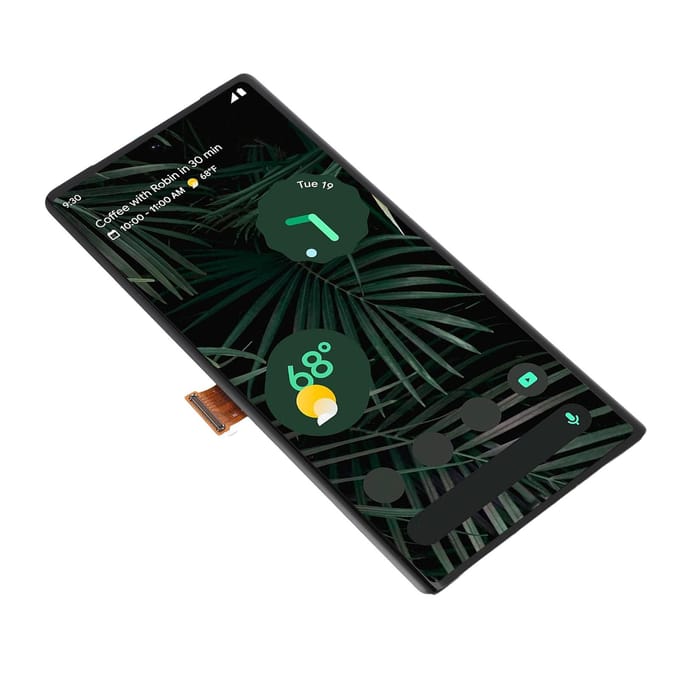 Touch Display Digitizer Assembly Reparatiegereedschap Telefoonscherm Vervanging voor Pixel 6 Pro 5G 8VOU GLUOG black
