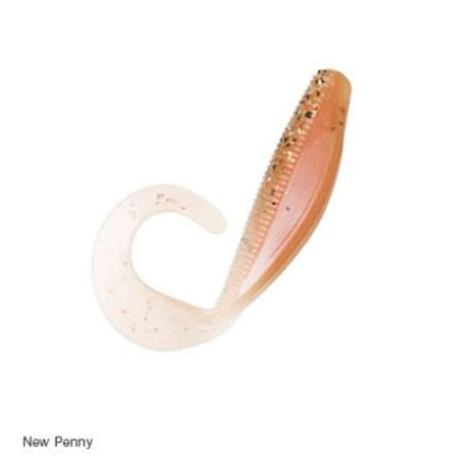 Zman Zacht kunstaas StreakZ Curly TailZ 4 Inch 5/Pack Nieuwe Penny (9559)