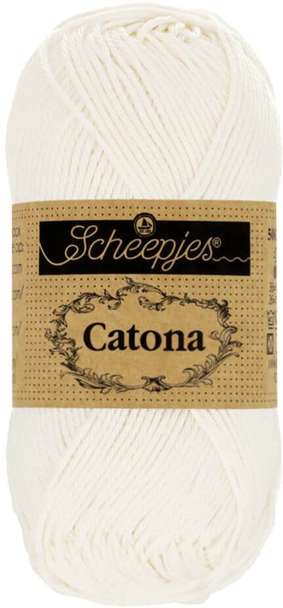Scheepjes Catona 25gr - 105 Bridal White