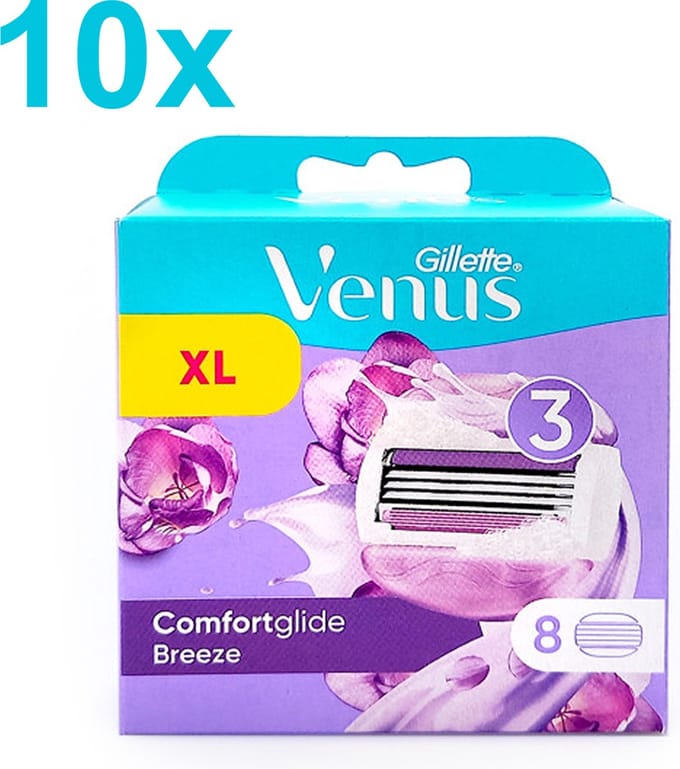 Gillette Venus - ComfortGlide Breeze - Scheermesjes/Navulmesjes - 80 Stuks
