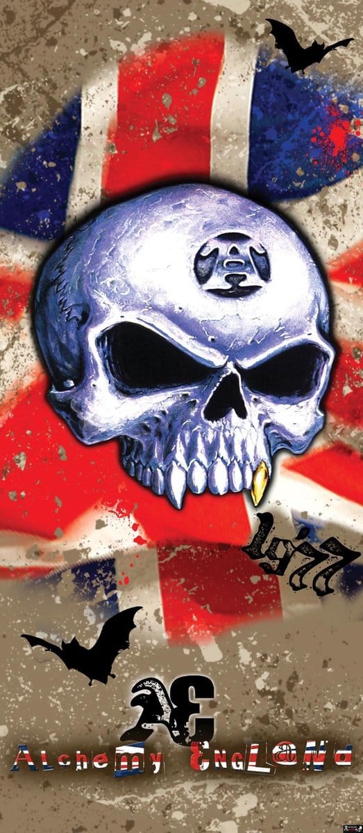 Alchemy Union Jack Skull Photo Wallcovering