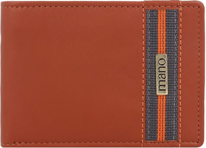 mano Don Leonardo Portemonnee RFID Leer 12 cm - Jongens - Horizontaal - cognac