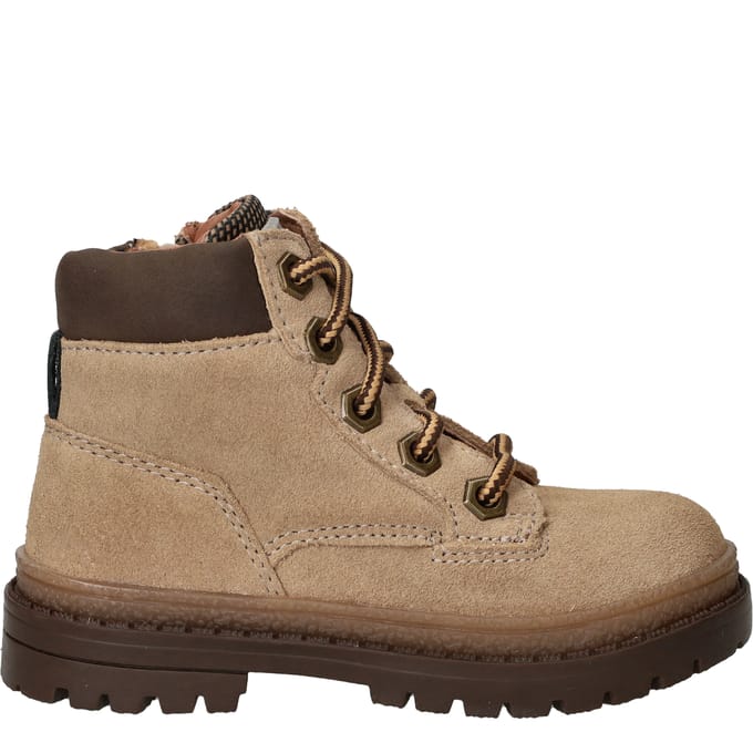 IK-KE Veterboots - Jongens - Beige - Maat:23