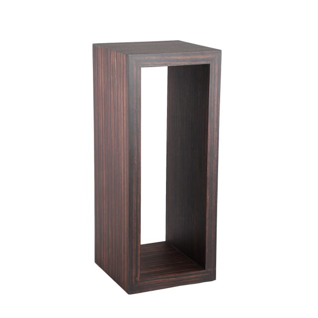 PTMD - Bloemenzuil Tiess - Bruin - 35x35x85cm