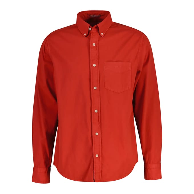 Katoenen overhemd met lange mouwen Gant Gmnt Dyed