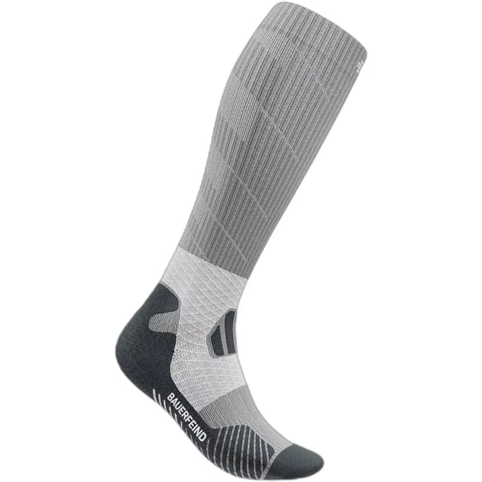 Bauerfeind Trail Run Compression Compressie-sokken Dames-Grijs