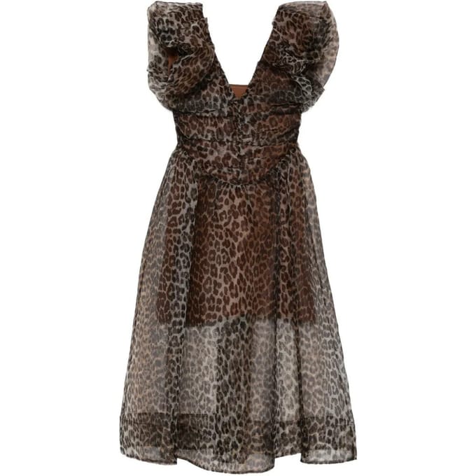 Ganni - Gelofte chiffon jurk