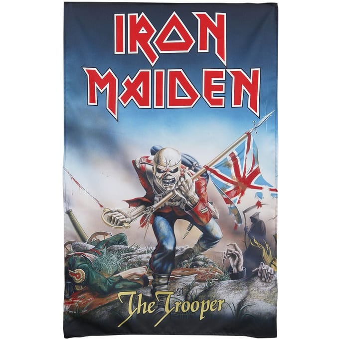 Iron Maiden The Trooper Unisex Vlag - meerkleurig - Standard