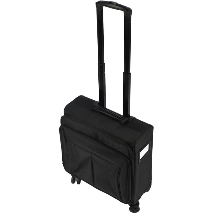 Professionele Rollende Make-up Treinkoffer Grote Capaciteit Reis Cosmetica Organizer Koffer Draagbaar black